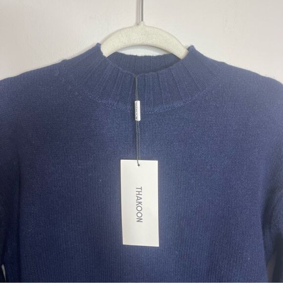 Thakoon Ribbed sleeves wool pullover sweater NWT SMALL - Picture 11 of 11